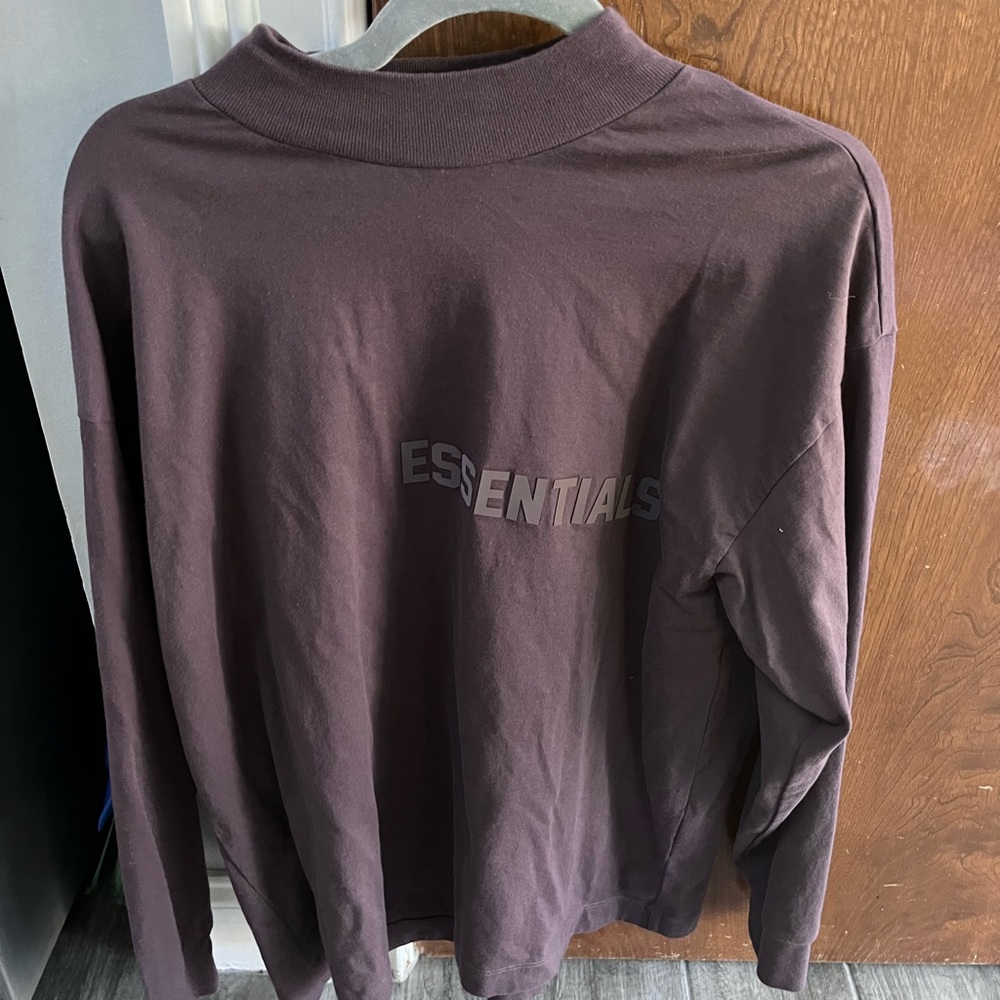 Essentials plum long sleeve